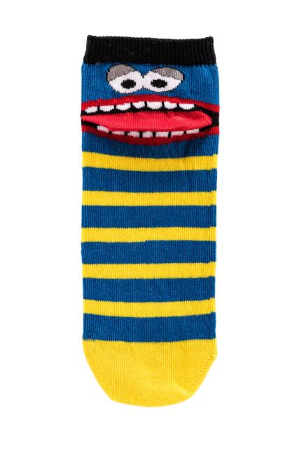 6 Paar TippTexx 24 Kinder Sneakersocken Freche Bande